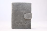 portfel męski zapinany na nap wild tiger - ciemnoszary