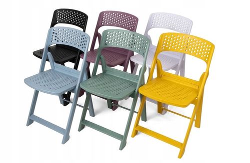 Phoenix Flap składane krzesło nowoczesny design PYTHON zielony na Arena.pl