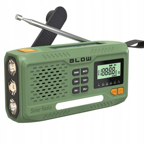 RADIO PRZENOŚNE KUCHENNE SOLARNE DYNAMO BUDOWLANE LATARKA POWERBANK na Arena.pl