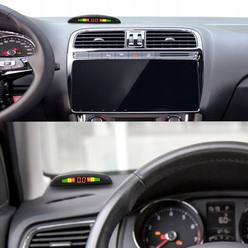 4X CZUJNIKI COFANIA PARKOWANIA WYŚWIETLACZ ZESTAW PRZÓD TYŁ CZARNE na Arena.pl