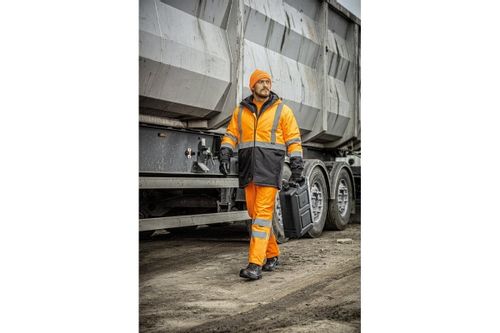 Leda Kurtka Robocza Ostrzegawcza Parka Pomarańczowa - S na Arena.pl