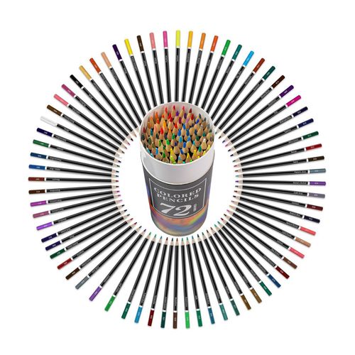 Zestaw Kredek Ołówkowych W Tubie 72 Kredki na Arena.pl