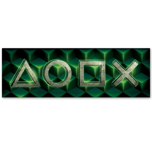 Obraz na płótnie, Symbole gry 150x50 150x50 zdjęcie 3