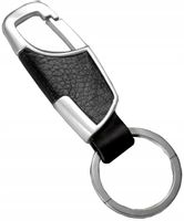 SKÓRZANY Brelok breloczek do kluczy skóra metalowy  F120