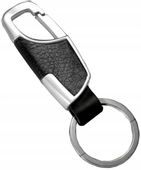 SKÓRZANY Brelok breloczek do kluczy skóra metalowy  F120