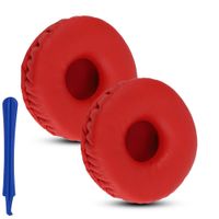 Nauszniki Gąbki Pady do SONY MDR-XB650BT XB550AP XB450AP XB400 L+R Czerwone