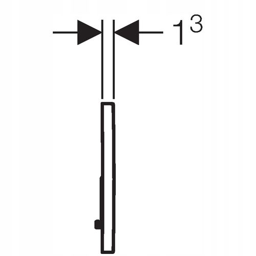 GEBERIT Przycisk uruchamiający spłukujący Sigma01 115.770.DW.5 czarnypołysk na Arena.pl