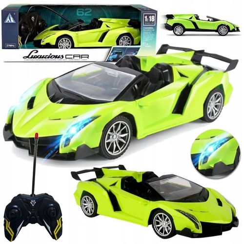 SAMOCHÓD ZDALNIE STEROWANY AUTO NA PILOTA RC POJAZD DLA DZIECKA LED PREZENT na Arena.pl