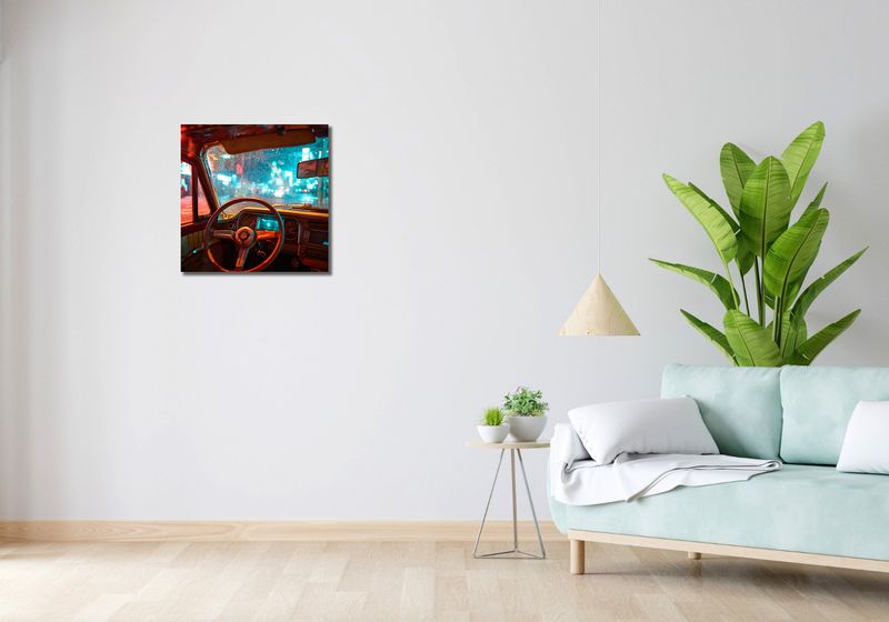 Obraz 50x50cm Nocny Kierowca zdjęcie 2