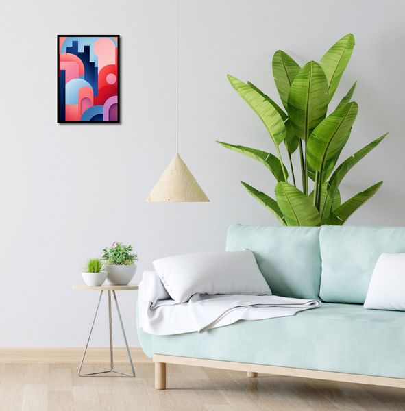 Plakat 29,7x42cm Miasto Kolorów zdjęcie 4
