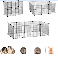 Klatka dla gryzonia metalowa wytrzymała dla małych zwierząt kojec wybieg