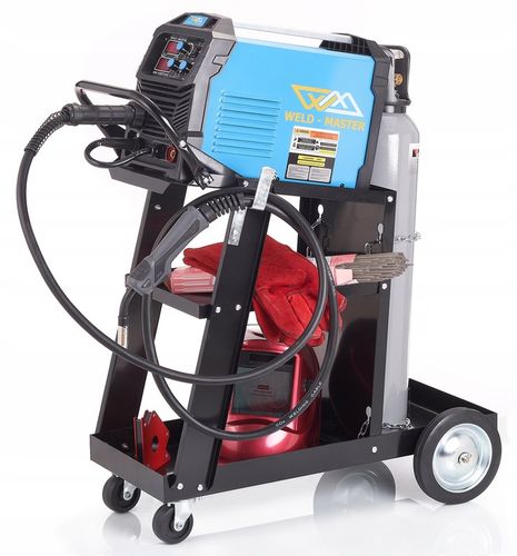 WÓZEK SPAWALNICZY DO SPAWAREK z półką na butle na kółkach 4 półki MP0181 na Arena.pl