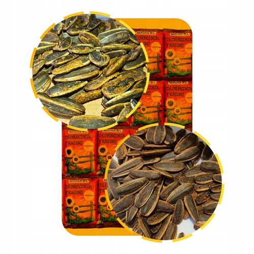 SŁONECZNIK MIRASOL Z PRZYPRAWAMI 150G TURECKI DUŻE PRAŻONE ZIARNO na Arena.pl