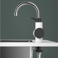 PRZEPŁYWOWY PODGRZEWACZ WODY ELEKTRYCZNY KRAN LCD BATERIA KUCHENNA 3000W