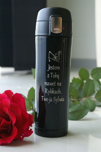 Kubek termiczny termos KIEROWCY + GRAWER prezent na Arena.pl