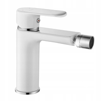 BATERIA BIDETOWA STOJĄCA BIAŁA CHROM DO BIDETU - REA BLOOM WHITE/CHROM