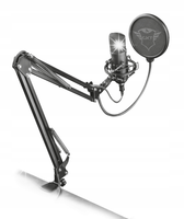 MIKROFON GAMINGOWY STREAMINGOWY USB PC Z RAMIENIEM