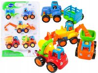 Traktor Koparka Wywrotka z Napędem ZESTAW ZA0020