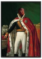 Plakat portret luchador Lucha libre 61x91 cm w czarnej ramie