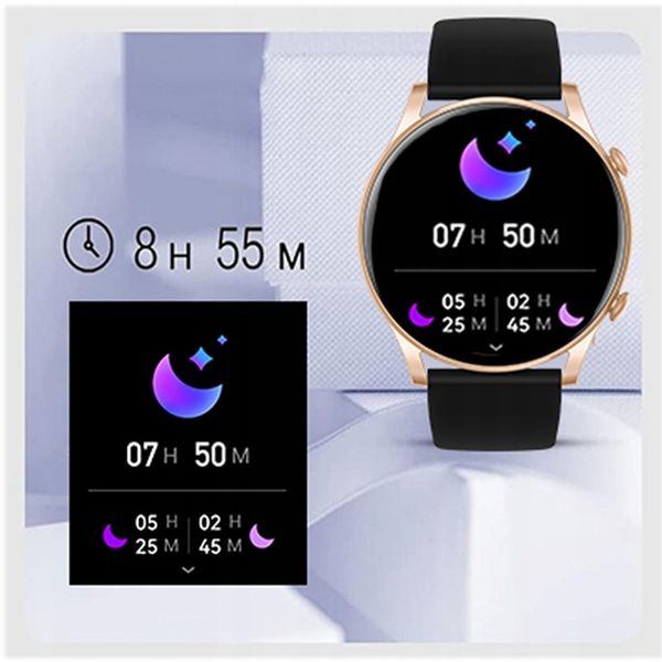 SMARTWATCH ZEGAREK DAMSKI POLSKIE MENU ROZMOWY ZDROWIE SPORT AMOLED 4 PASKI zdjęcie 6