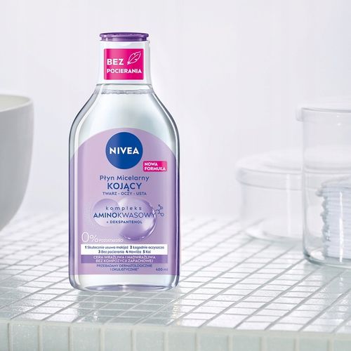 NIVEA Płyn micelarny do demakijażu twarzy oczu ust cera wrażliwa 800ml na Arena.pl