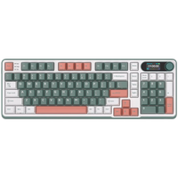 royal kludge rk-s98 camping green gaming keyboard chartreuse switch