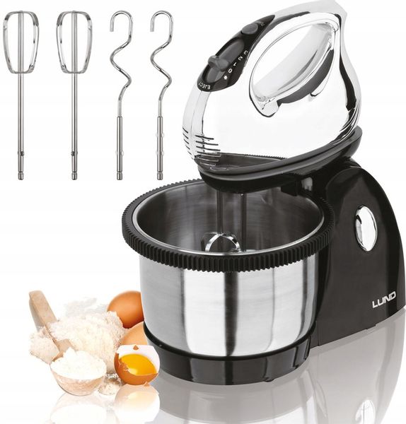 MIKSER KUCHENNY RĘCZNY 200W Z MISĄ 3L TRYB TURBO zdjęcie 1