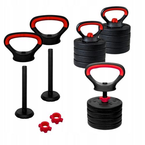 Hantle 20kg 2x10kg + kettlebell na Arena.pl