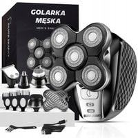 Golarka Męska Akumulatorowa Maszynka Do Golenia Trymer Do Nosa i Brody