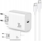 2X Szybka Ładowarka Sieciowa Solidna Uniwersalna Do Telefonu Qc 30W