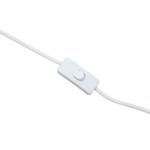 Lampa Podłogowa, Wiklina, Biała, 72 Cm, E27 na Arena.pl