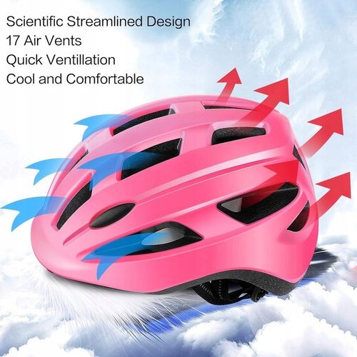 Kask Rowerowy DZIECĘCY DesignSter S 48-52CM RÓŻOWY NOWY na Arena.pl