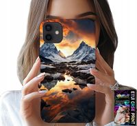 ETUI DO IPHONE 12 - STRUMIEŃ, GÓRY, SZCZYTY, EVEREST + FOLIA