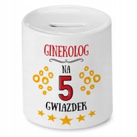 Dla Ginekologa Skarbonka Na Urodziny Na Prezent Z Nadrukiem Ze Zdjęciem