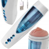 MASTURBATOR POSUWISTO-OBROTOWY 450 ruchów na minutę DO OBCIĄGANIA ssanie