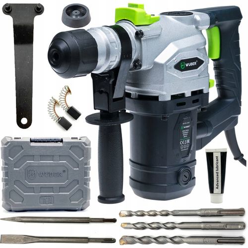 MŁOTOWIERTARKA MŁOT UDAROWY SDS+ WUBER 2100W WALIZKA ZESTAW na Arena.pl