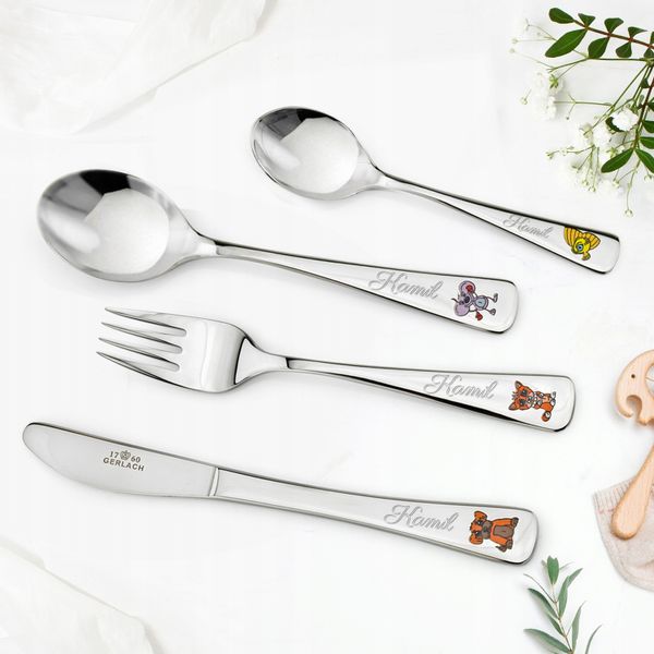 Sztućce dla dzieci + GRAWER GERLACH PYCHOTKI zdjęcie 3