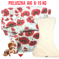 Pieluszka Wielorazowa AIO Kieszonka bambus MAKI  NappiMe