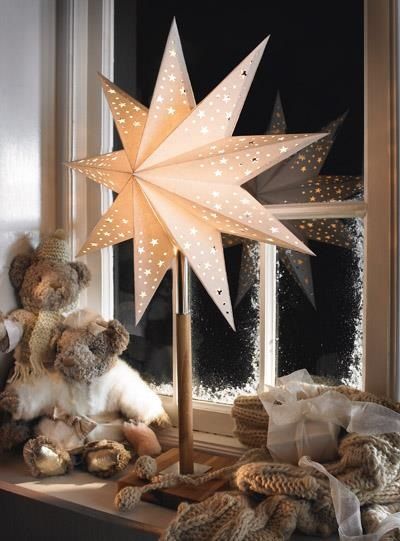Gwiazda stojąca Solvalla 700323 biała dąb wys.65cm zdjęcie 2