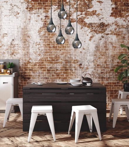 Lampa wisząca 5xE27 LACRIMA SMOKY BLACK na Arena.pl