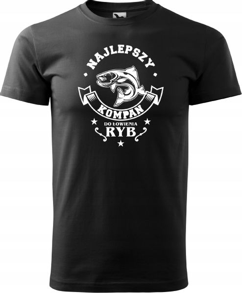 Koszulka męska dla Wędkarza Prezent Urodziny 3XL zdjęcie 1