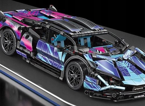 Lamborghini Model 1:14 1314 elementów Klocki konstrukcyjne Cyberpunk na Arena.pl