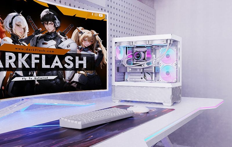 Obudowa DarkFlash DS900 Air White zdjęcie 8