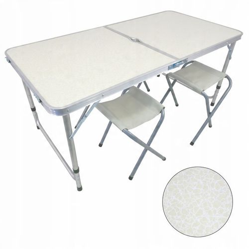 SOLIDNY ZESTAW TURYSTYCZNY KRZESŁA STOLIK CAMPING na Arena.pl