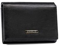 portfel damski skórzany 445-il2-bl-2540 black