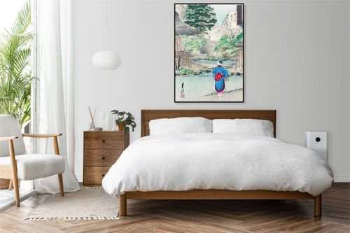 Plakat 60x80cm True View of Benten, Gekko Japoński Vintage na Arena.pl