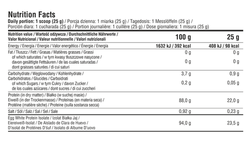 7Nutrition - Egg Protein Isolate 900 g - wanilia na Arena.pl