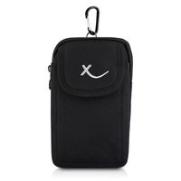 męska saszetka na ramie z cordury czarna  sp-03-bl