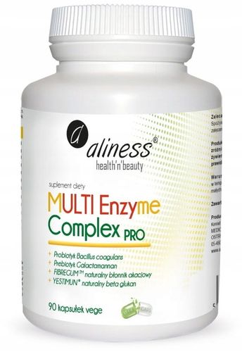 Aliness MULTI Enzyme Complex PROBIOTYK ENZYMY TRAWIENNE VEGE 90k na Arena.pl