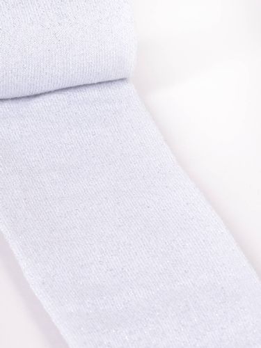 Rajstopy dziewczęce bawełniane z lurexem biało-granatowe 92-98 YOCLUB na Arena.pl